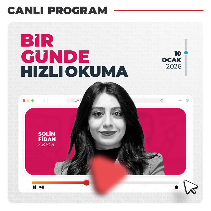 Farklı YKS - 1 Günde Hızlı Okuma | Canlı Program