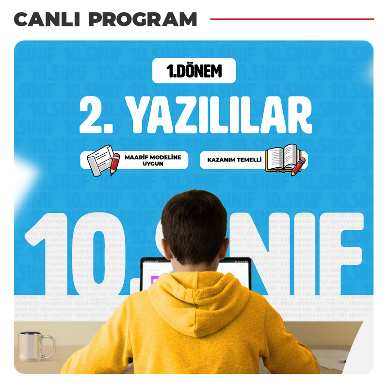 Farklı YKS - 10. Sınıf 1. Dönem 2. Yazılı Çalışmaları | Canlı Program