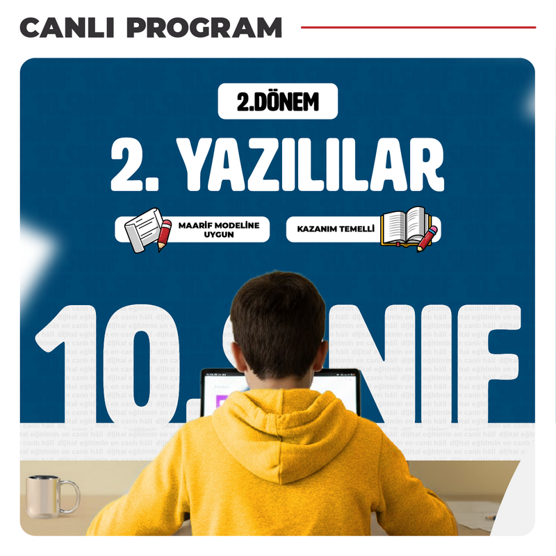 Farklı YKS - 10. Sınıf 2. Dönem 2. Yazılı Çalışmaları | Canlı Program