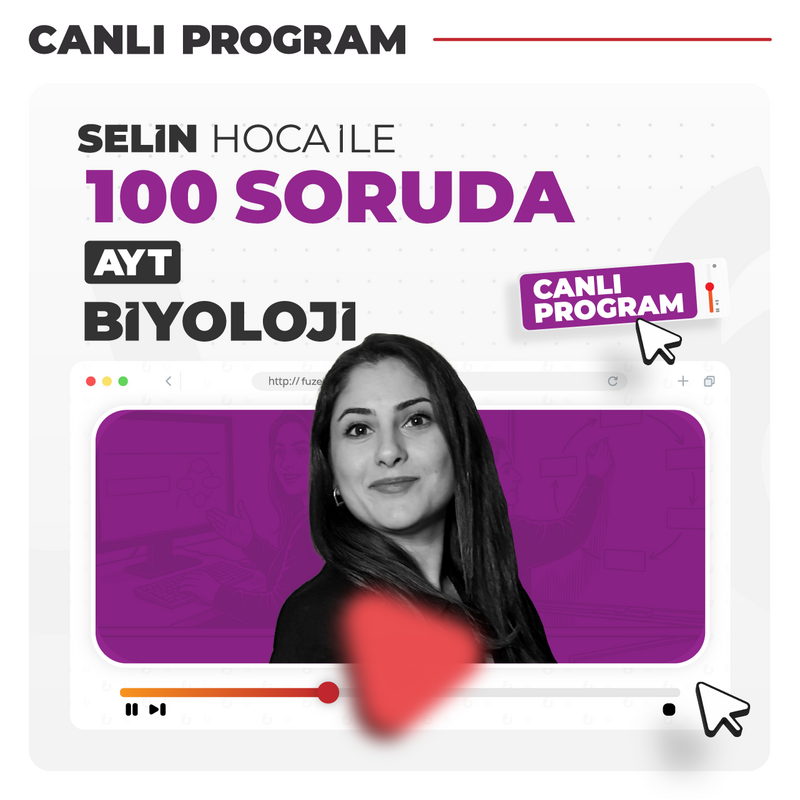 Farklı YKS - 100 Soruda AYT Biyoloji | Canlı Program
