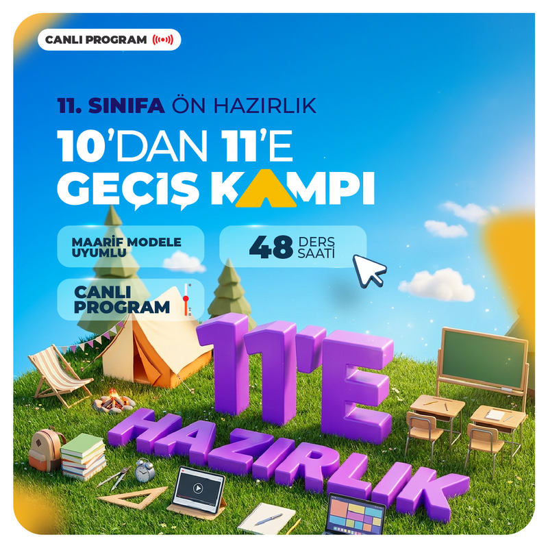 Farklı YKS - 10'dan 11'e Geçiş Kampı | Canlı Program