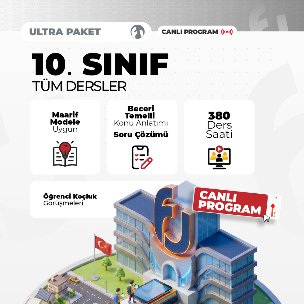 10. Sınıf Tüm Dersler 2027 Ultra Paket | Canlı Program
