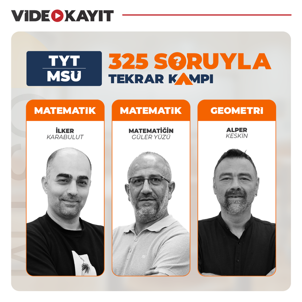 325 Soruda TYT MSÜ Matematik - Geometri Tekrar Kampı | Video Kayıt
