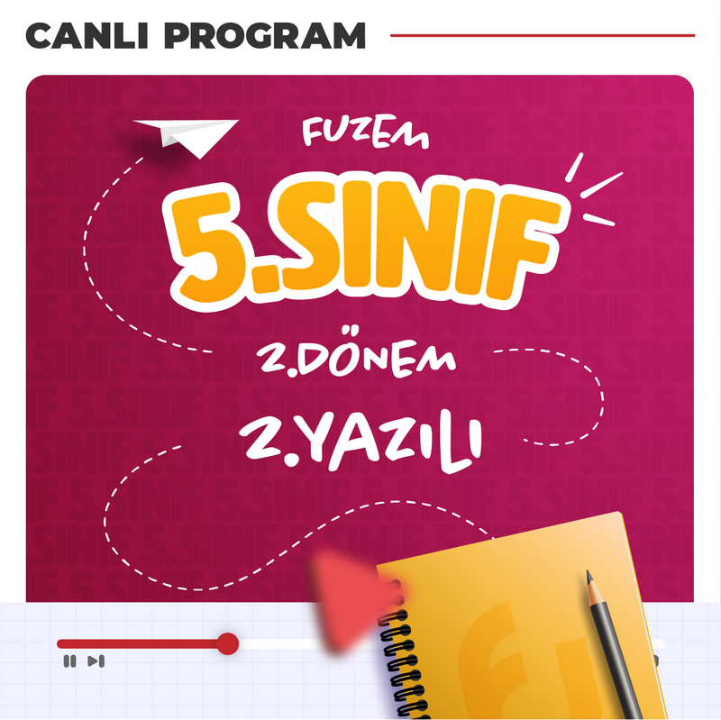 Farklı LGS - 5. Sınıf 2. Dönem 2. Yazılı Çalışmaları | Canlı Program