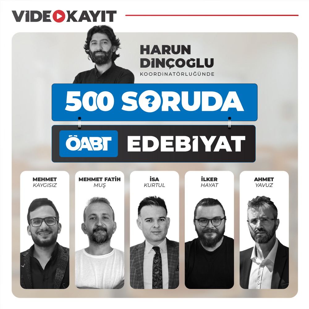 500 Soruda Edebiyat ÖABT | Video Kayıt