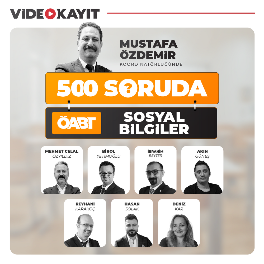 500 Soruda Sosyal Bilgiler ÖABT | Video Kayıt