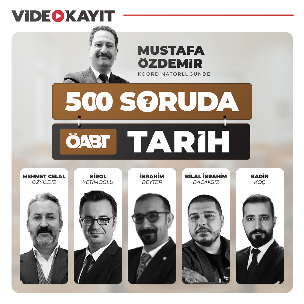 500 Soruda Tarih ÖABT | Video Kayıt