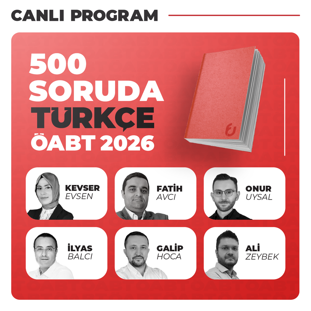 500 Soruda Türkçe ÖABT 2026 | Canlı Program