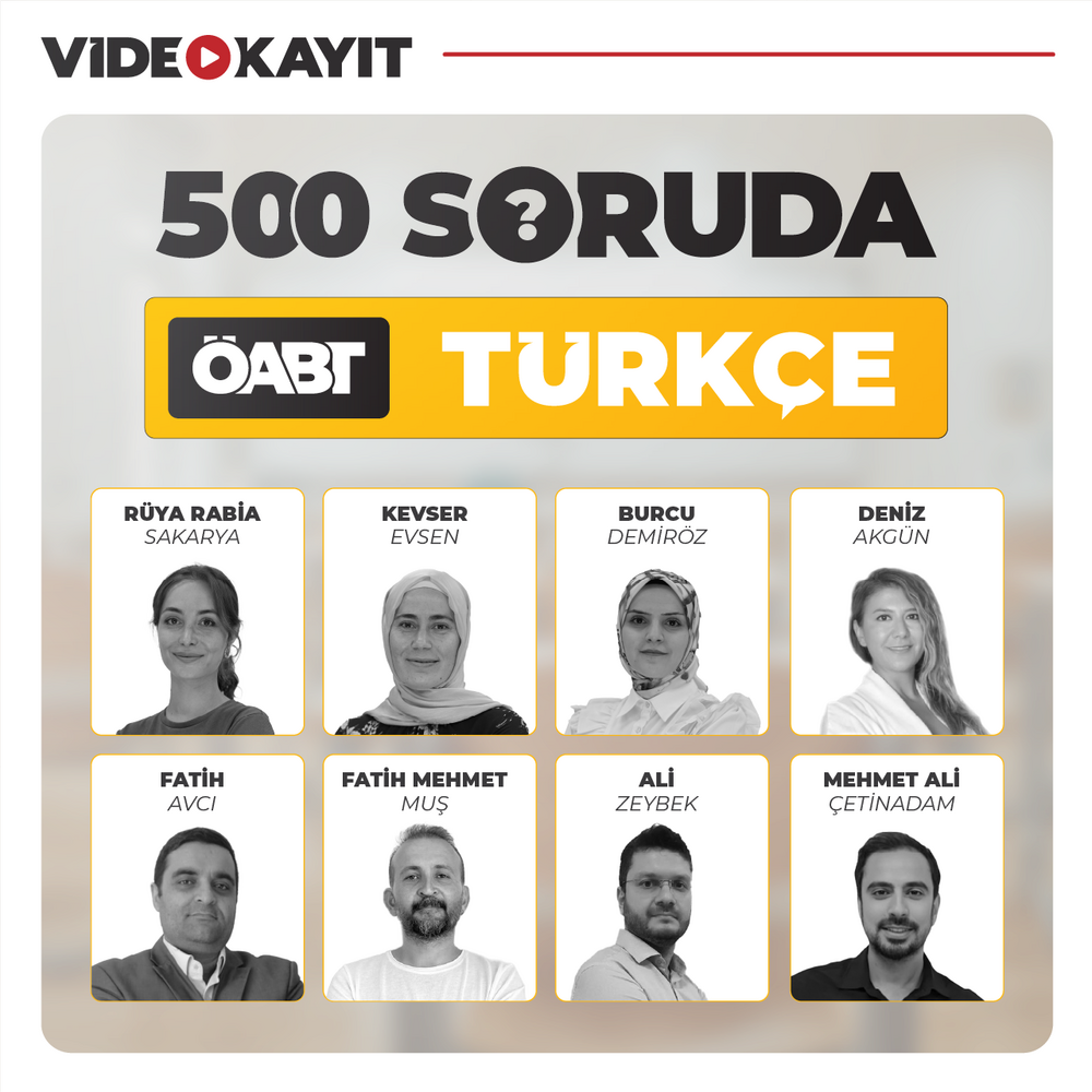 500 Soruda VIP Türkçe ÖABT | Video Kayıt