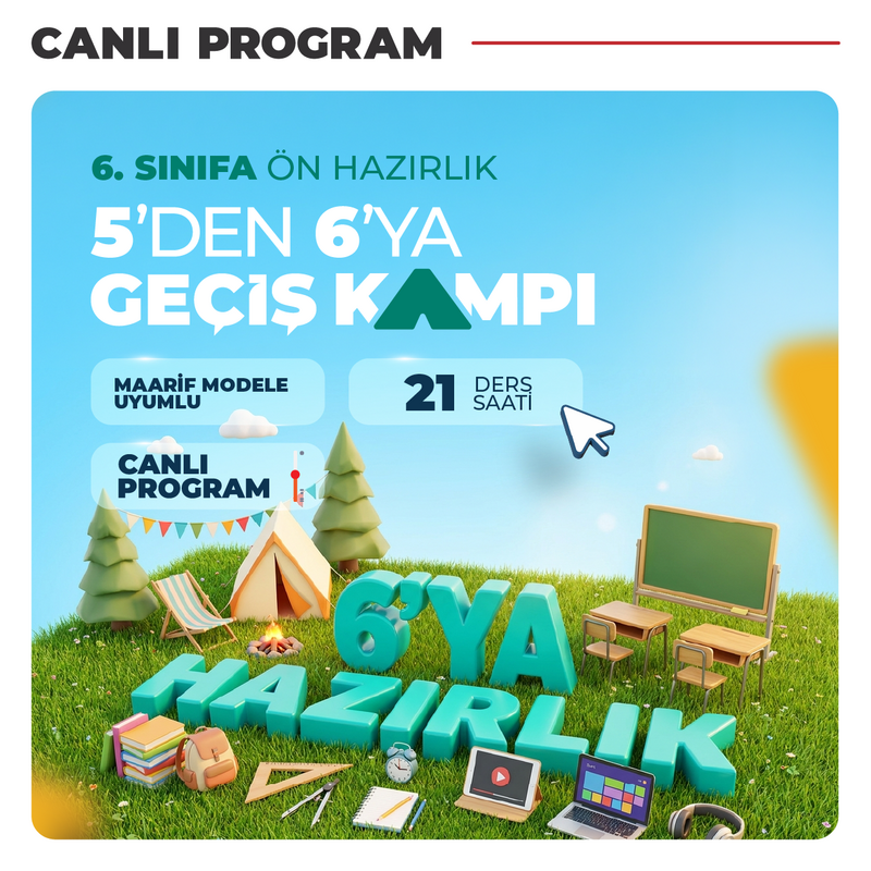 Farklı LGS - 5'ten 6'ya Geçiş Kampı | Canlı Program