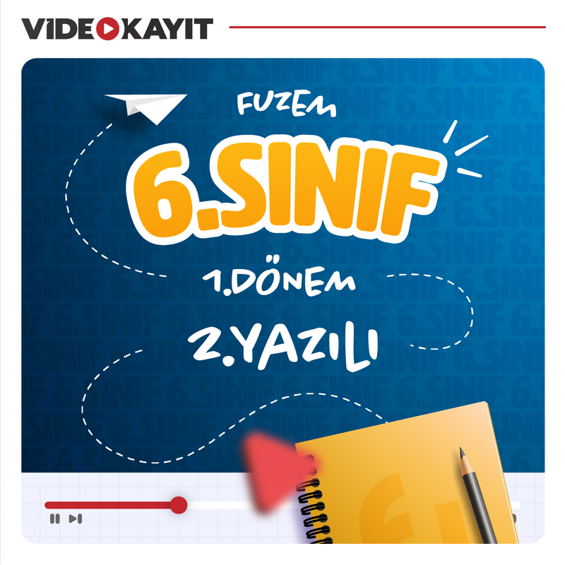 Farklı LGS - 6. Sınıf 1. Dönem 2. Yazılı Çalışmaları | Video Kayıt
