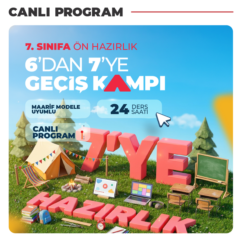 Farklı LGS - 6'dan 7′ye Geçiş Kampı | Canlı Program