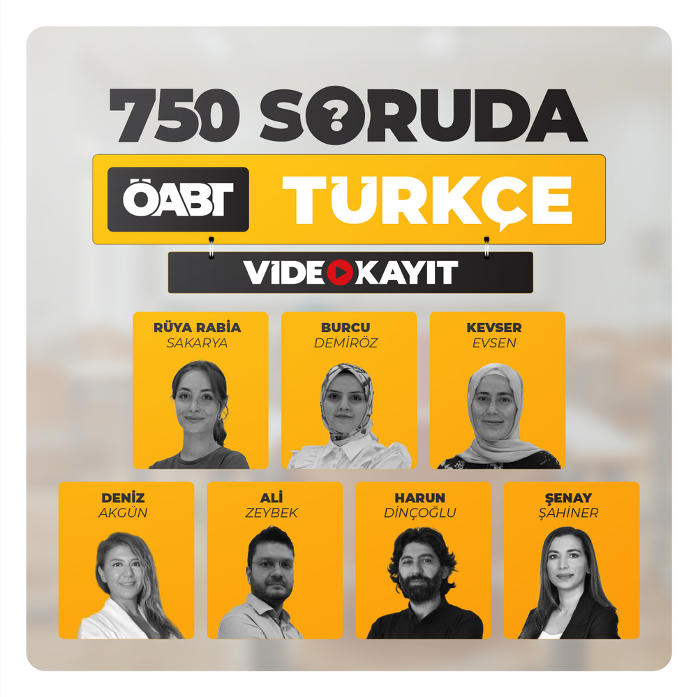 750 Soruda Türkçe ÖABT | Video Kayıt