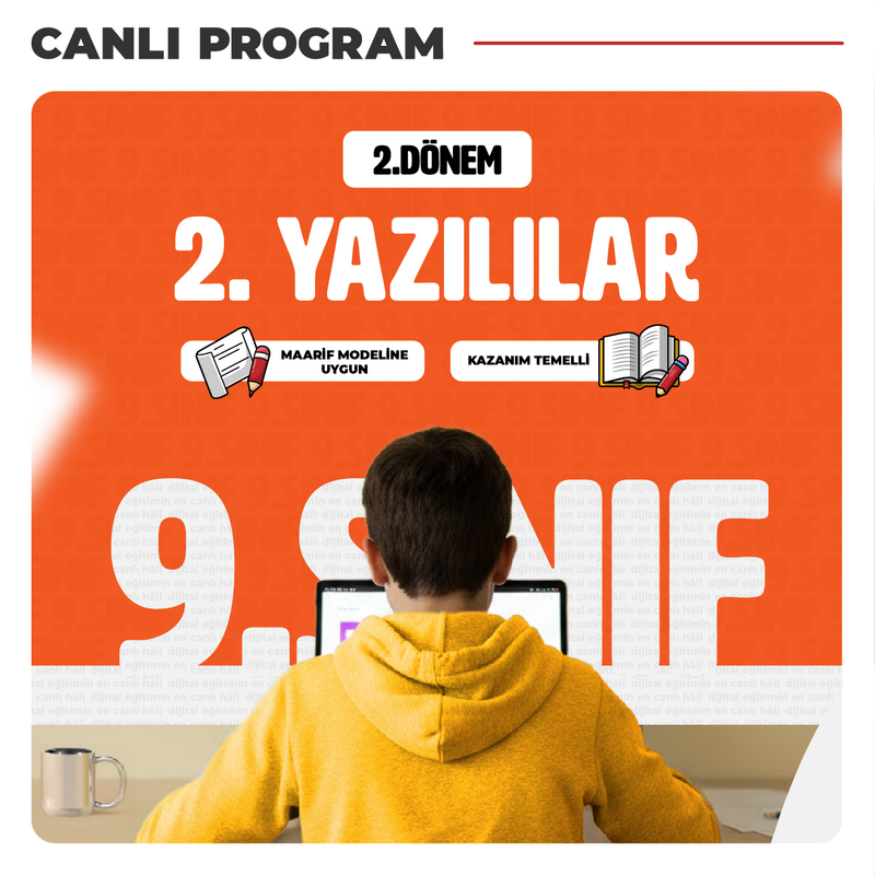 Farklı YKS - 9. Sınıf 2. Dönem 2. Yazılı Çalışmaları | Canlı Program