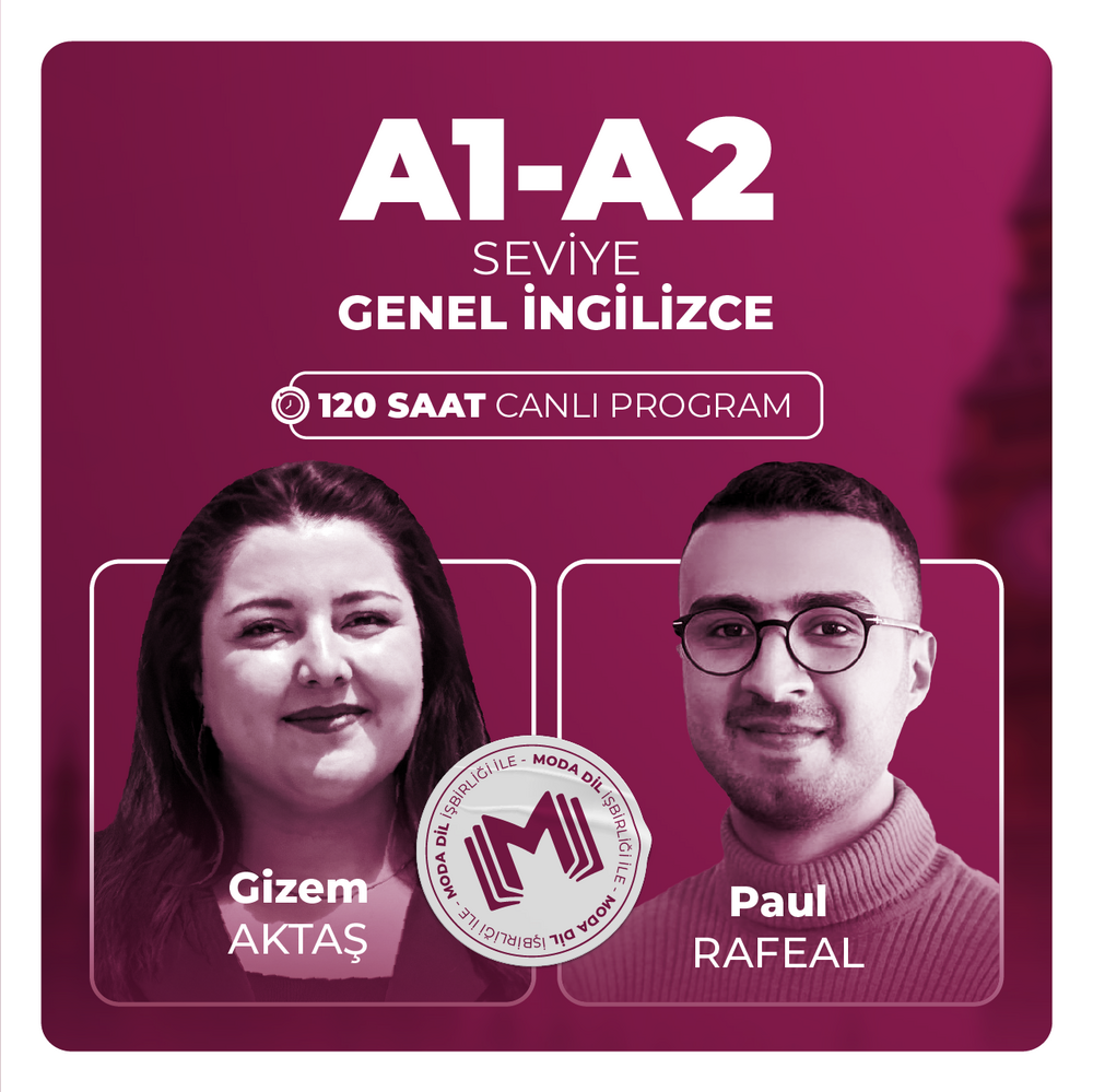 A1 ve A2 Seviyesi Genel İngilizce | Canlı Program