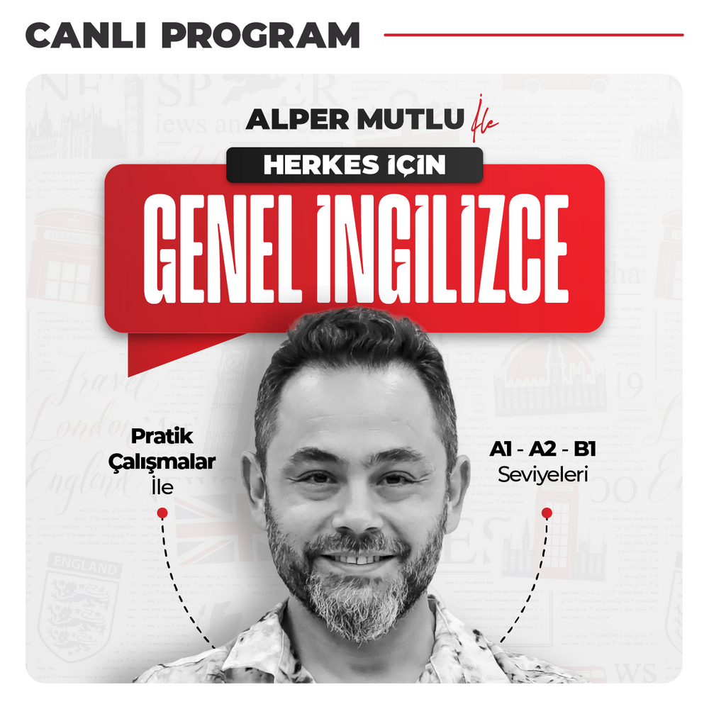 Alper MUTLU ile Genel İngilizce | Canlı Program