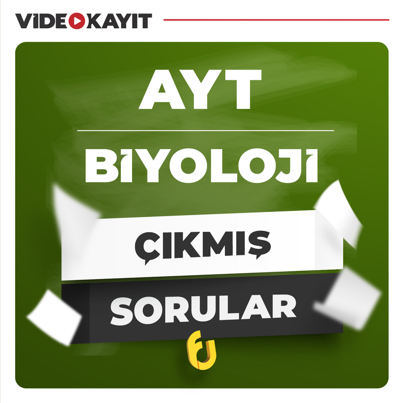 Farklı YKS - AYT Biyoloji Çıkmış Sorular | Tüm Yıllar