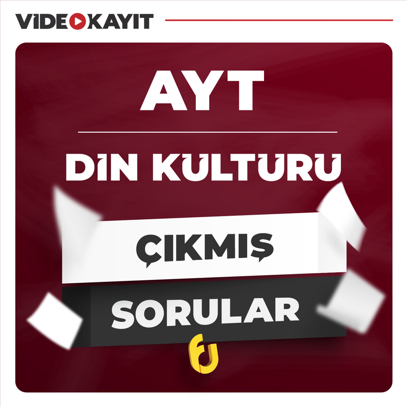Farklı YKS - AYT Din Kültürü Çıkmış Sorular | Tüm Yıllar