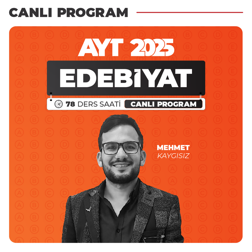 AYT Edebiyat 2025 | Canlı Program