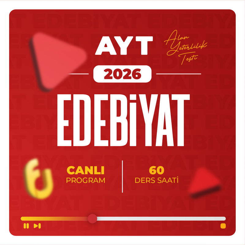 Farklı YKS - AYT Edebiyat 2026 | Canlı Program
