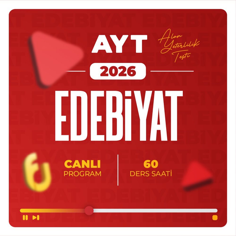 AYT Edebiyat 2026 | Canlı Program