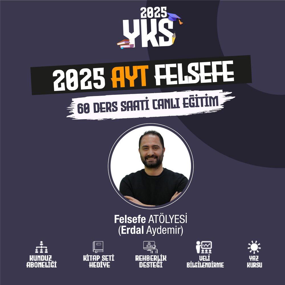AYT Felsefe Grubu Dersleri 2025 | Canlı Program