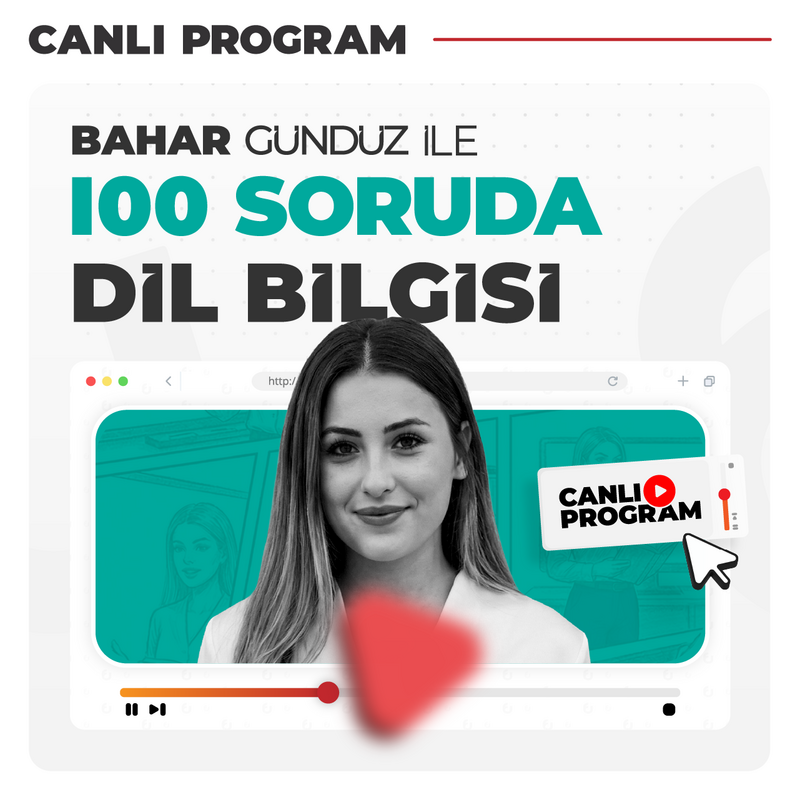 Farklı KPSS - Bahar Gündüz ile 100 Soruda Dilbilgisi | Canlı Program