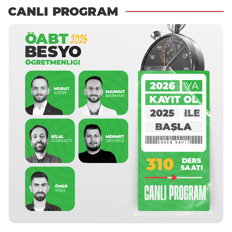 Farklı KPSS - Beden Eğitimi ÖABT 2026 | Canlı Program
