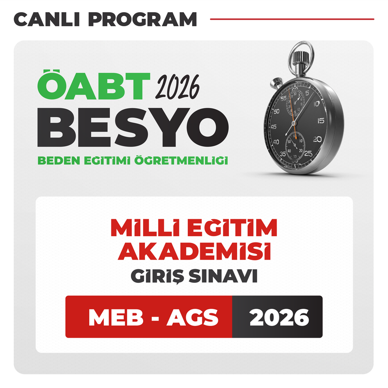 Farklı KPSS - Beden Eğitimi ÖABT + AGS 2026 | Canlı Program