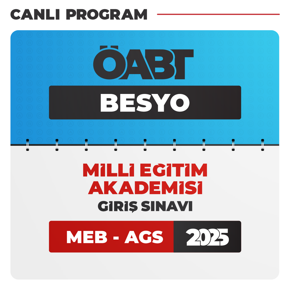 BESYO ÖABT + AGS 2025 | Canlı Program