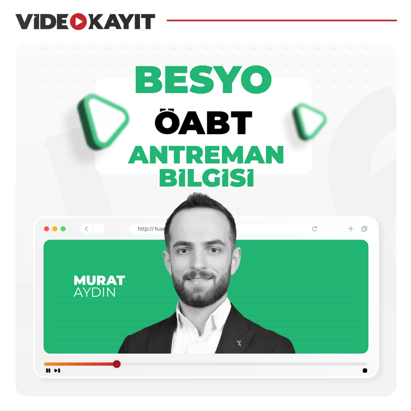 Farklı KPSS - Besyo ÖABT Antrenman Bilgisi | Video Kayıt