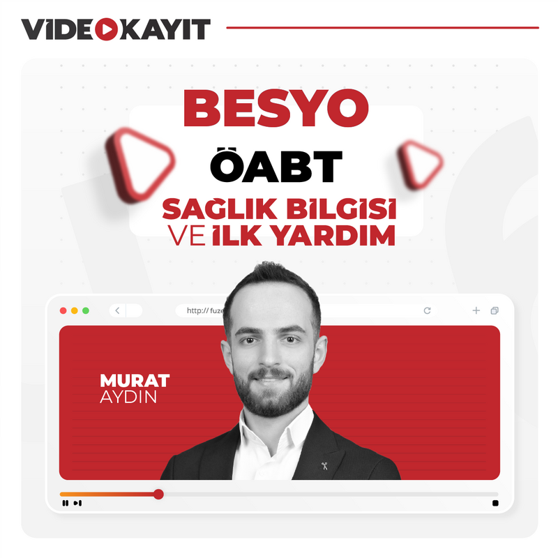 Farklı KPSS - Besyo ÖABT Sağlık Bilgisi ve İlk Yardım | Video Kayıt