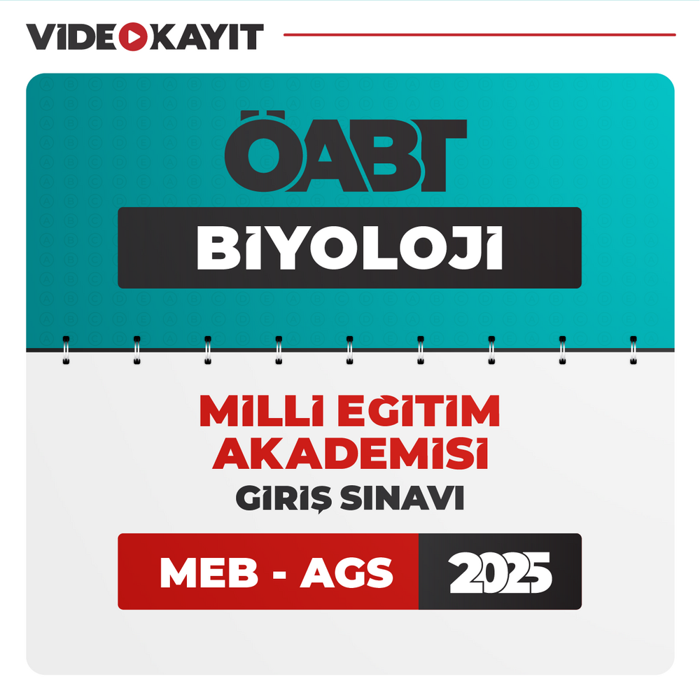 Biyoloji ÖABT 2025 + AGS 2025 | Video Kayıt