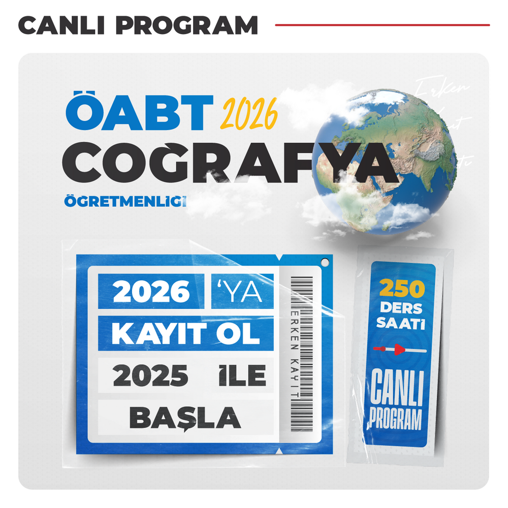 Coğrafya ÖABT 2026 | Canlı Program