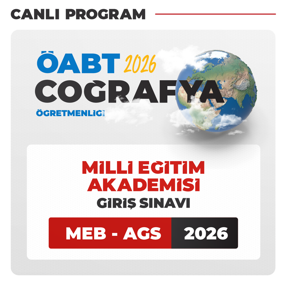 Coğrafya ÖABT + AGS 2026 | Canlı Program