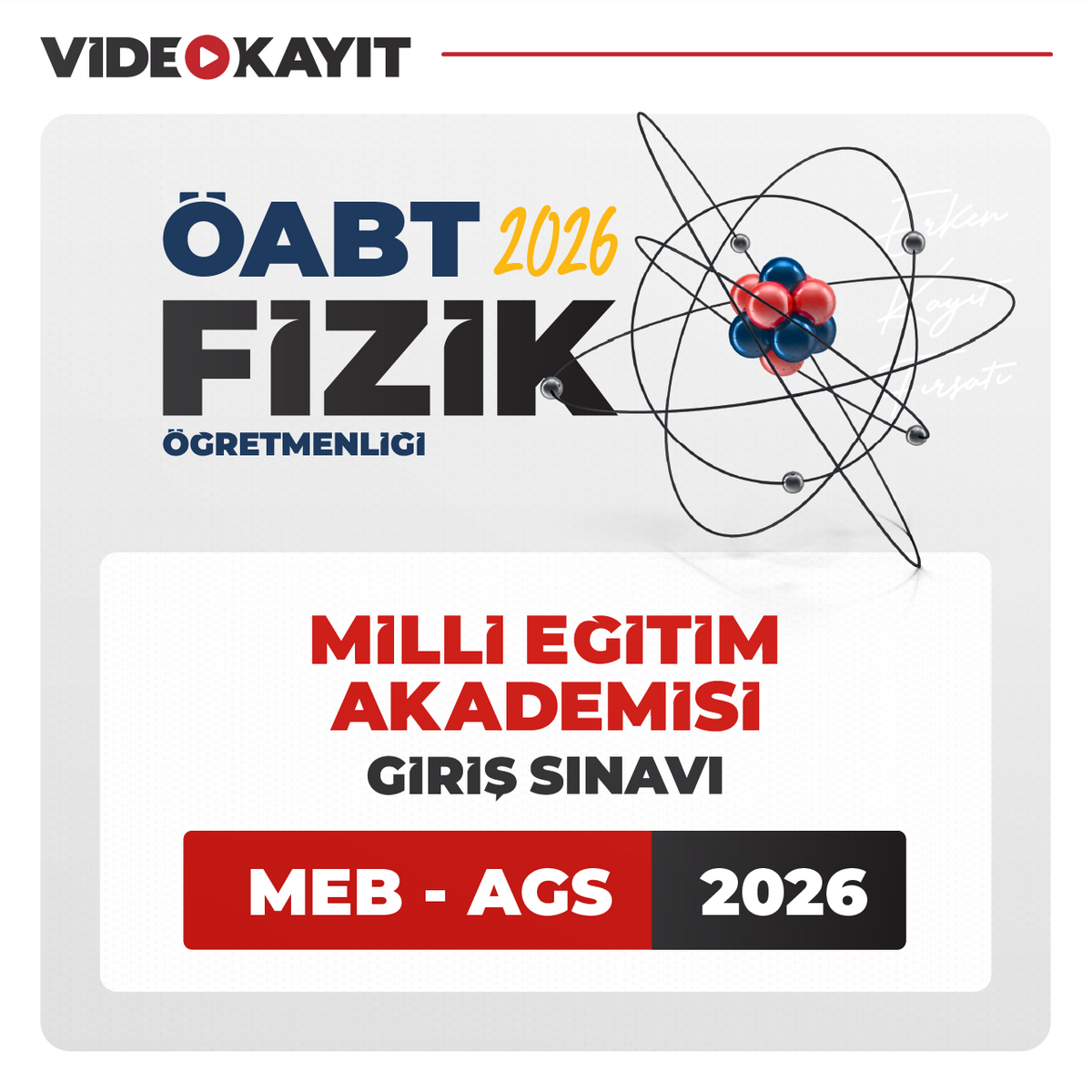 Fizik Öabt + Ags 2026 | Video Kayıt