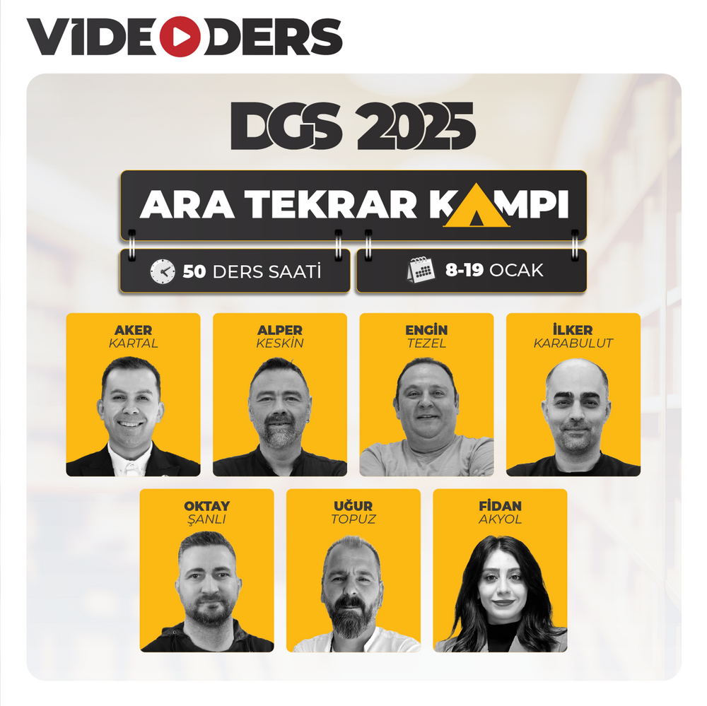 DGS 2025 Ara Tekrar Kampı | Video Kayıt