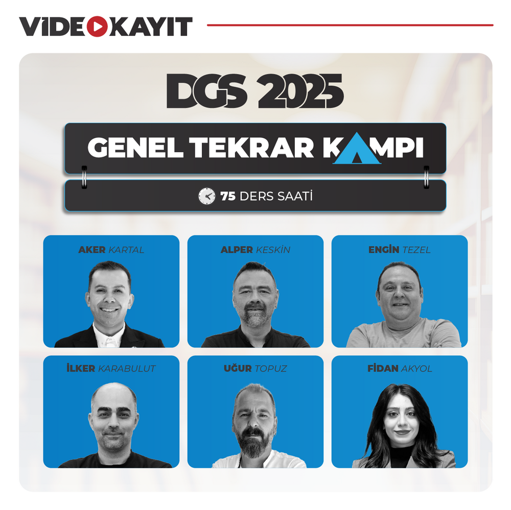 DGS 2025 Genel Tekrar Kampı | Video Kayıt