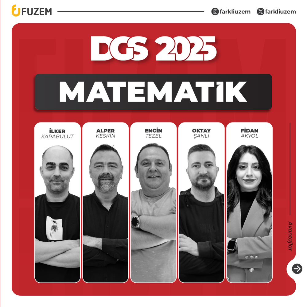 Dikey Geçiş Sınavı DGS Matematik 2025 | Canlı Program