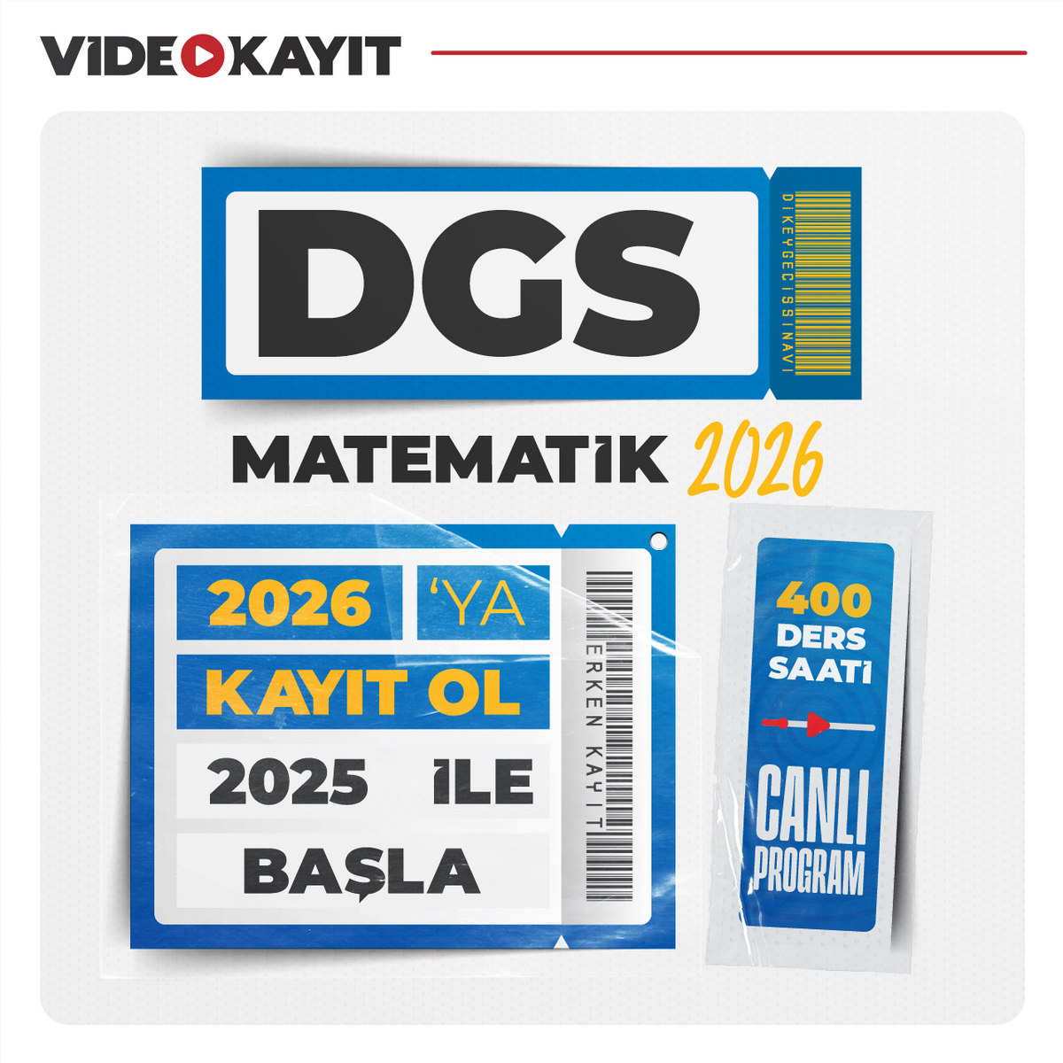 Dikey Geçiş Sınavı Dgs Matematik 2026 | Video Kayıt