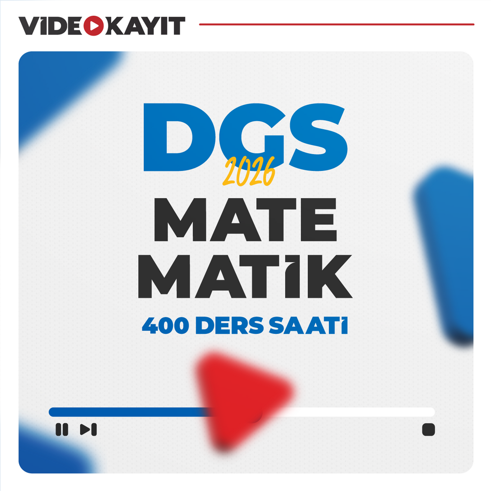 Dikey Geçiş Sınavı DGS Matematik 2026 | Video Kayıt