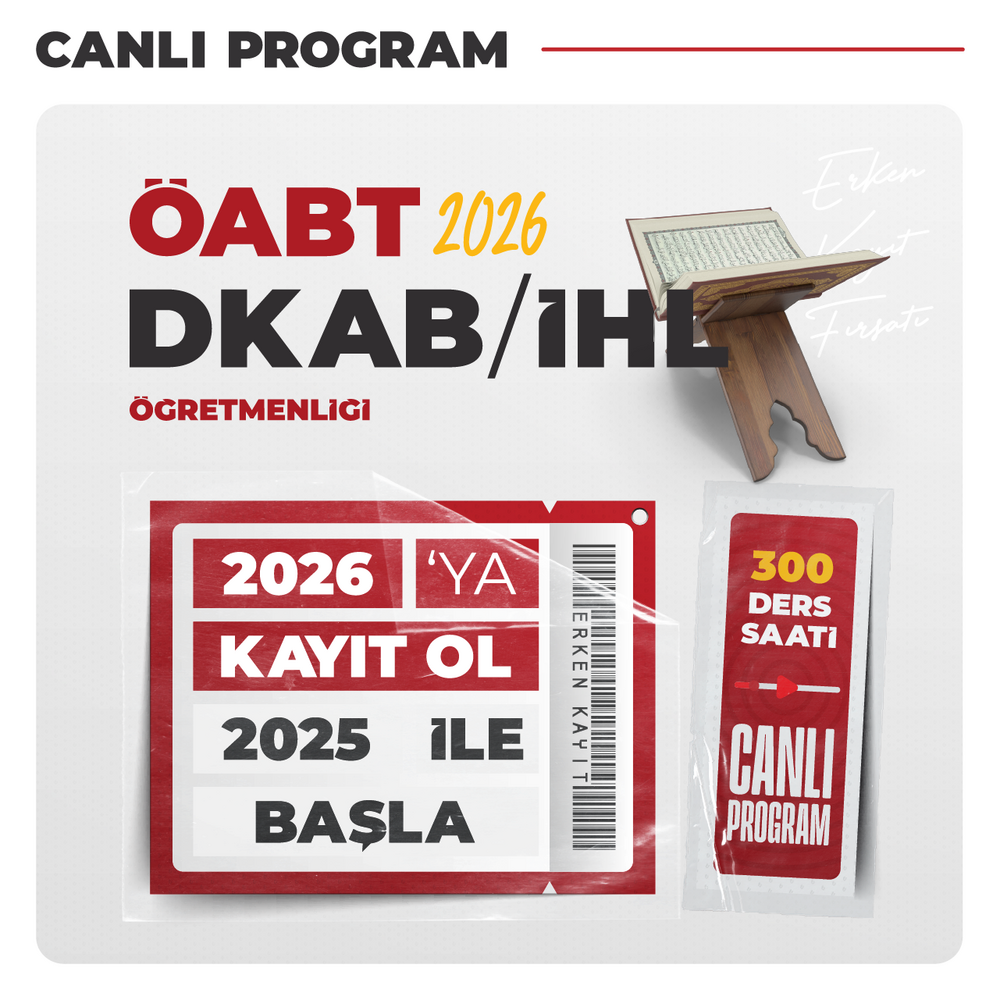 DKAB/İHL ÖABT 2026 | Canlı Program