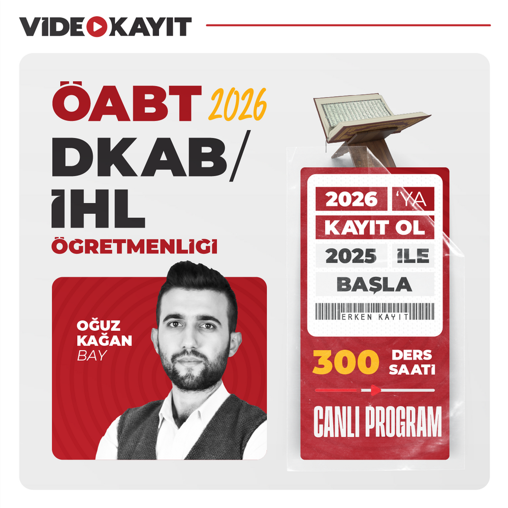 DKAB/İHL ÖABT 2026 | Video Kayıt
