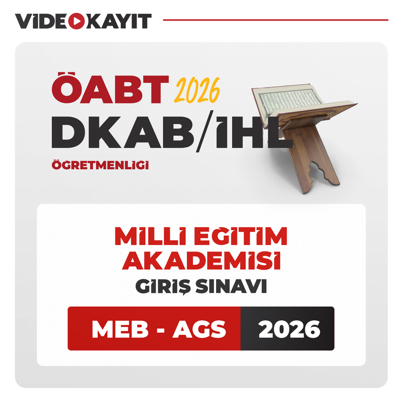 Farklı KPSS - DKAB/İHL ÖABT + AGS 2026 | Video Kayıt