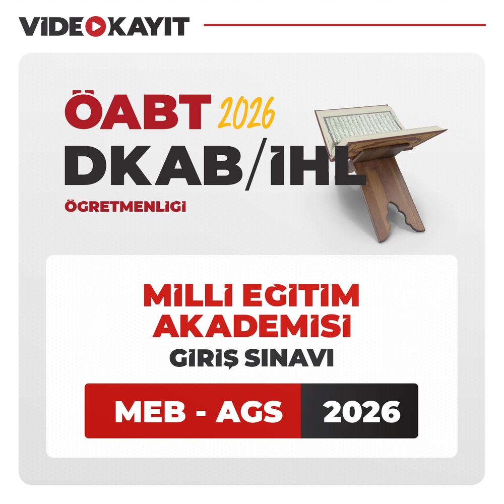 DKAB/İHL ÖABT + AGS 2026 | Video Kayıt