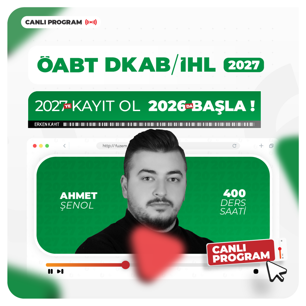 DKAB/İHL ÖABT 2027 | Canlı Program
