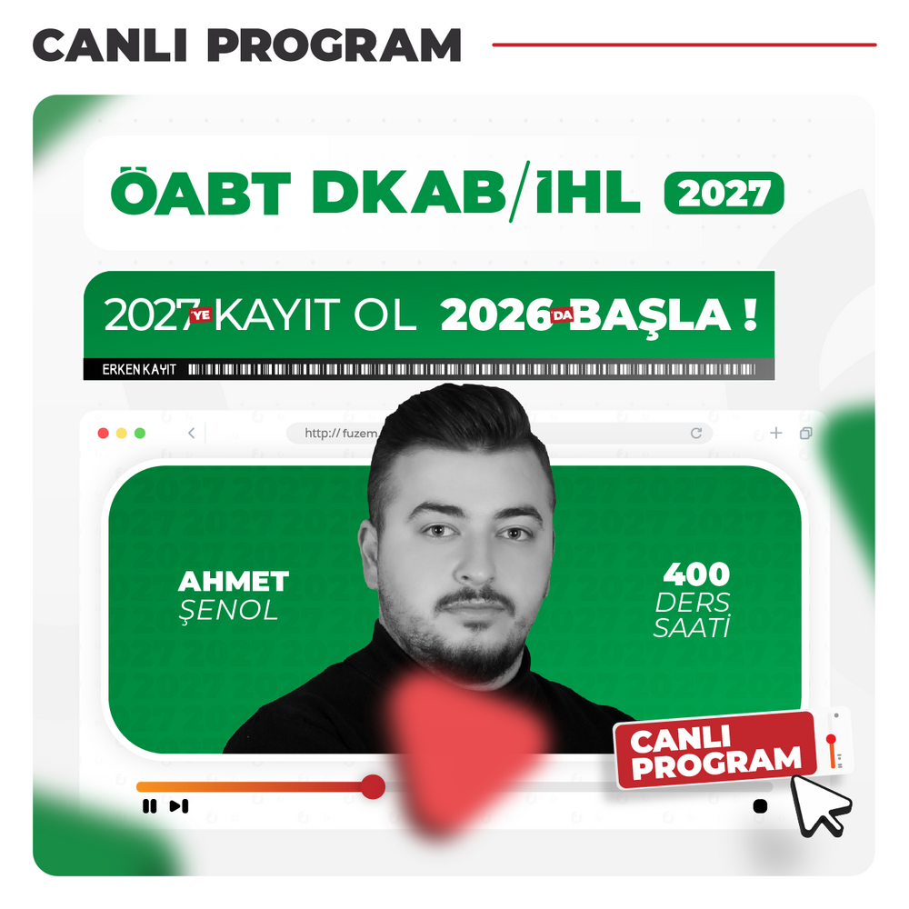 DKAB/İHL ÖABT 2027 | Canlı Program