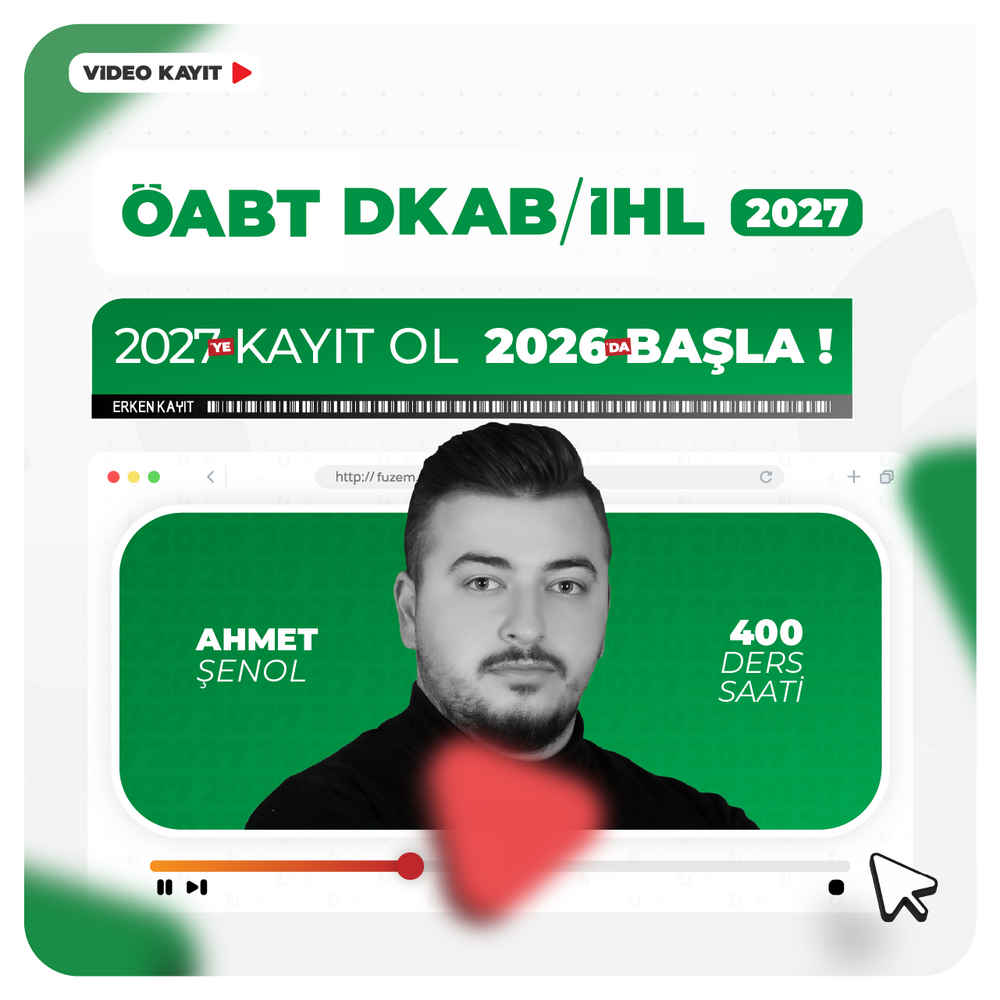 DKAB/İHL ÖABT 2027 | Video Kayıt