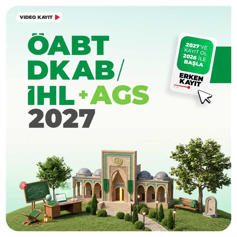 Farklı KPSS - DKAB/İHL ÖABT + AGS 2027 | Video Kayıt
