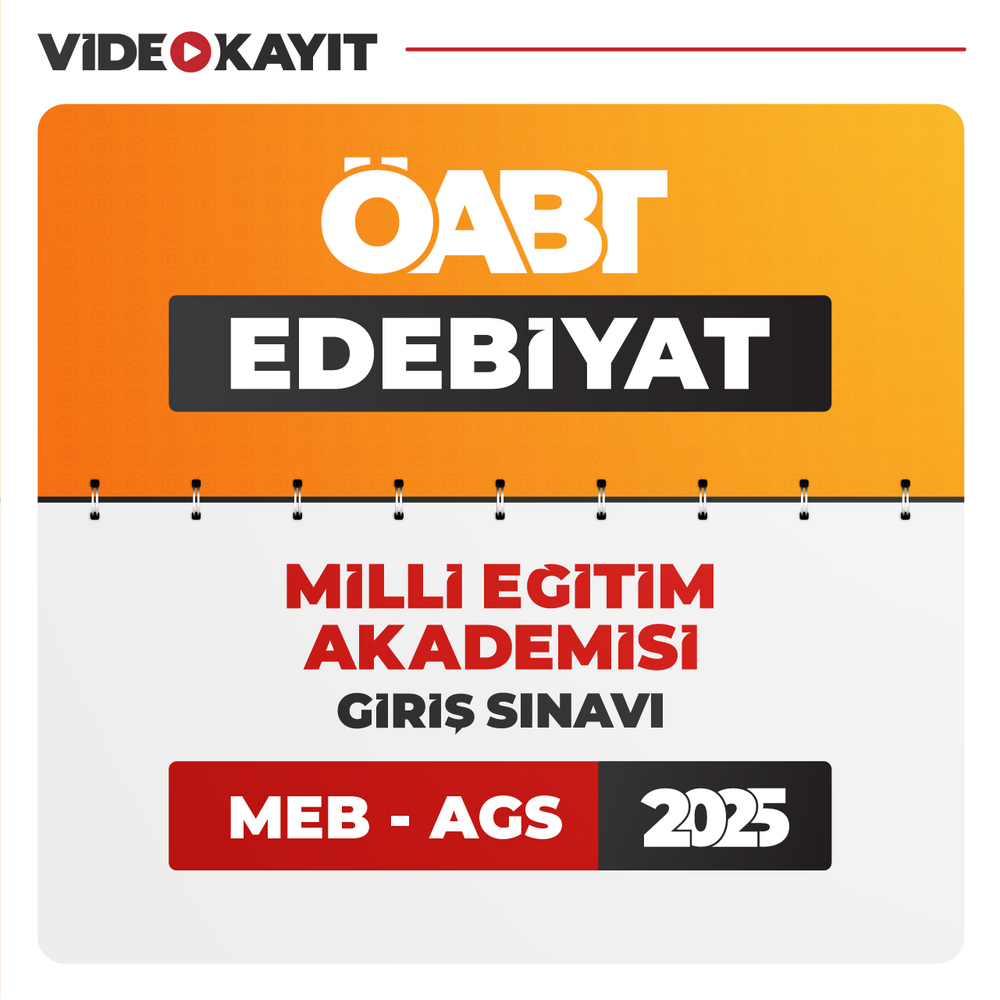Edebiyat ÖABT 2025 + AGS 2025 | Video Kayıt